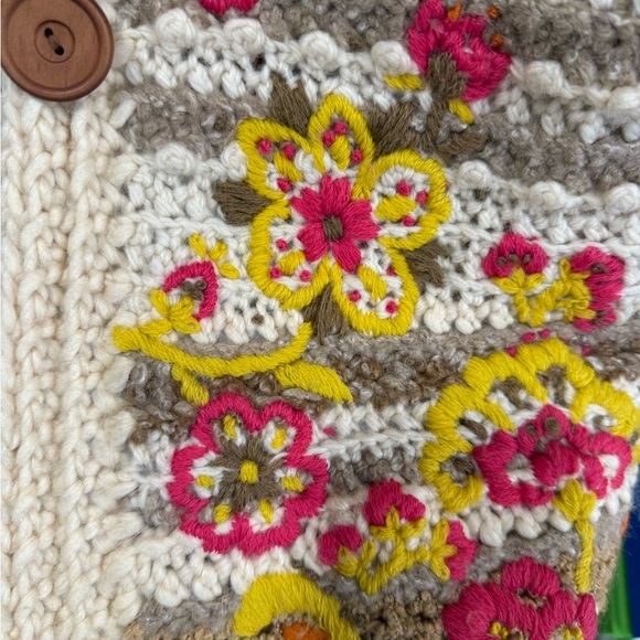 Anthropologie “Boho Cottage Floral Spring Knit Duster Cardigan Sweater” - Picture 8 of 15